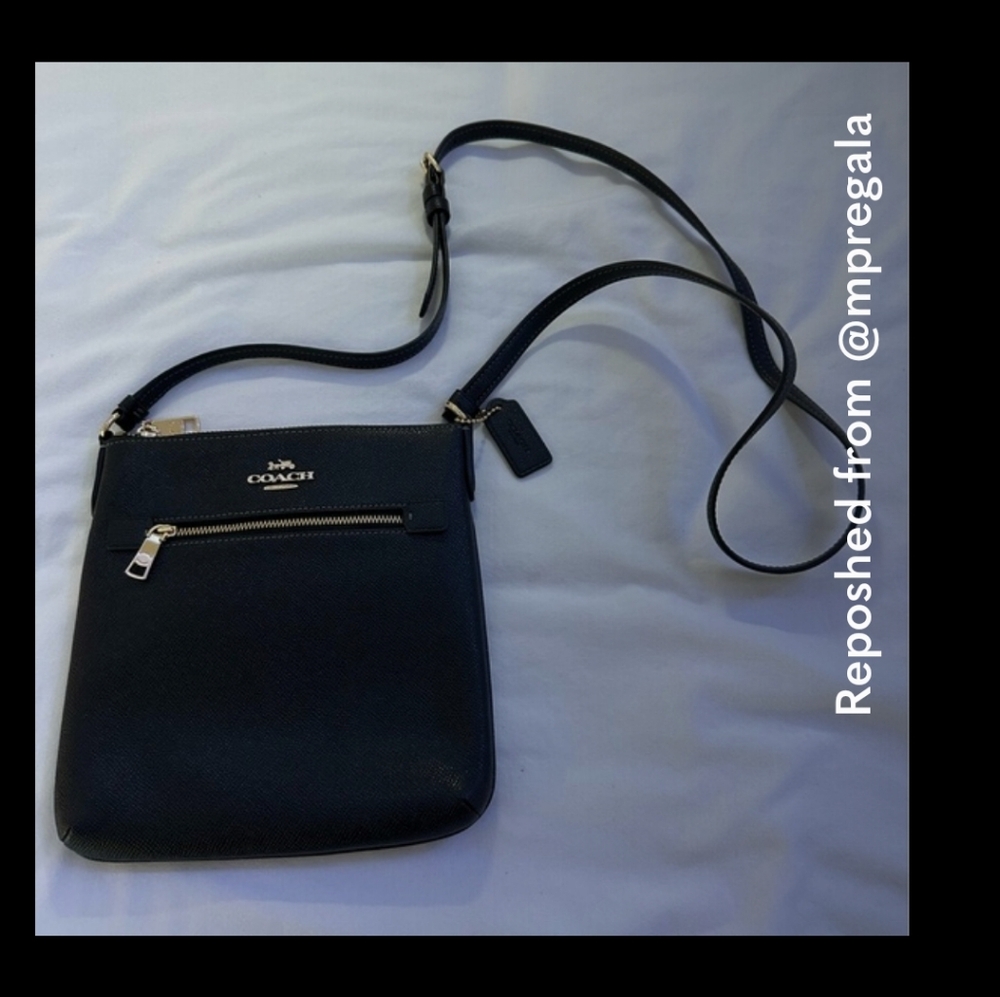 Coach Womens Black Mini Rowan Crossbody Bag